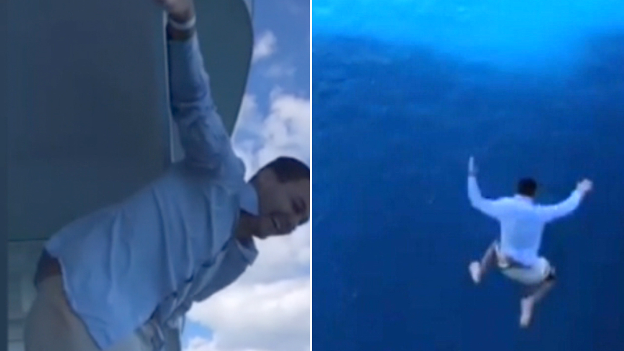 lady jumps off cruise ship