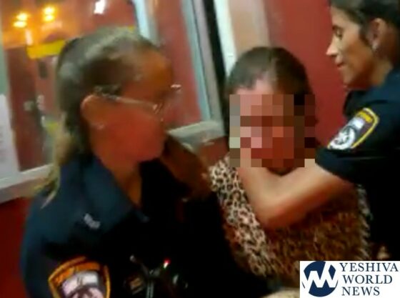  Chareidi Woman Violently Arrested in Bnei Brak For Jay-Walking [VIDEOS]