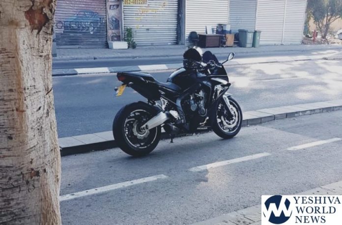 israel police nab motorcycle driver flying in tel aviv the yeshiva world israel police nab motorcycle driver