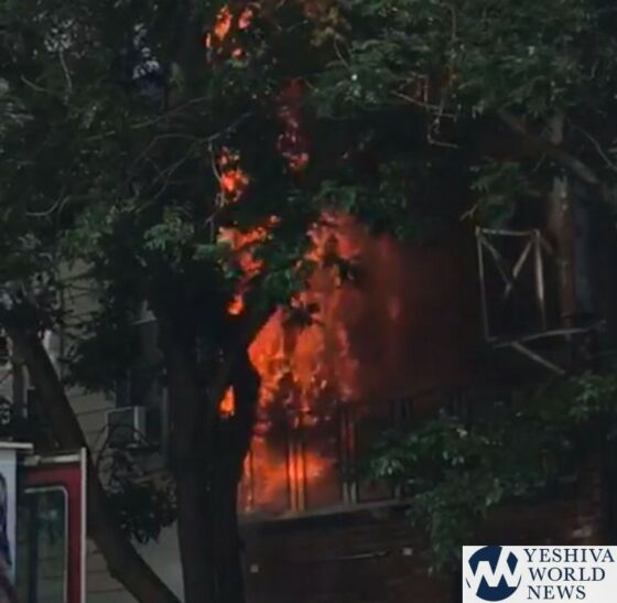  Two Alarm Fire On Kent Avenue On Shabbos Afternoon [VIDEO]