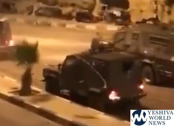 WATCH: IDF Military Jeeps Collide as a Result of Rock-Throwing Attacks