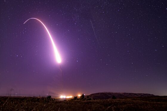 Air Force Test-Launches Intercontinental Ballistic Missile