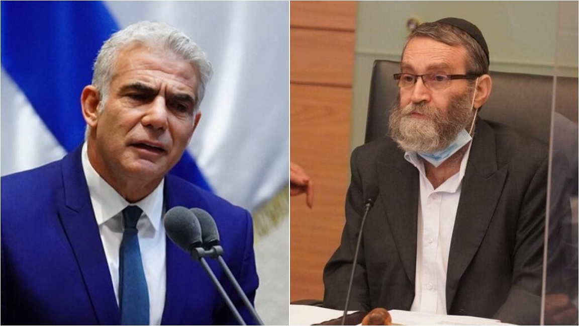 "Regards From My Father," Yair Lapid Tells Chareidi MK ...