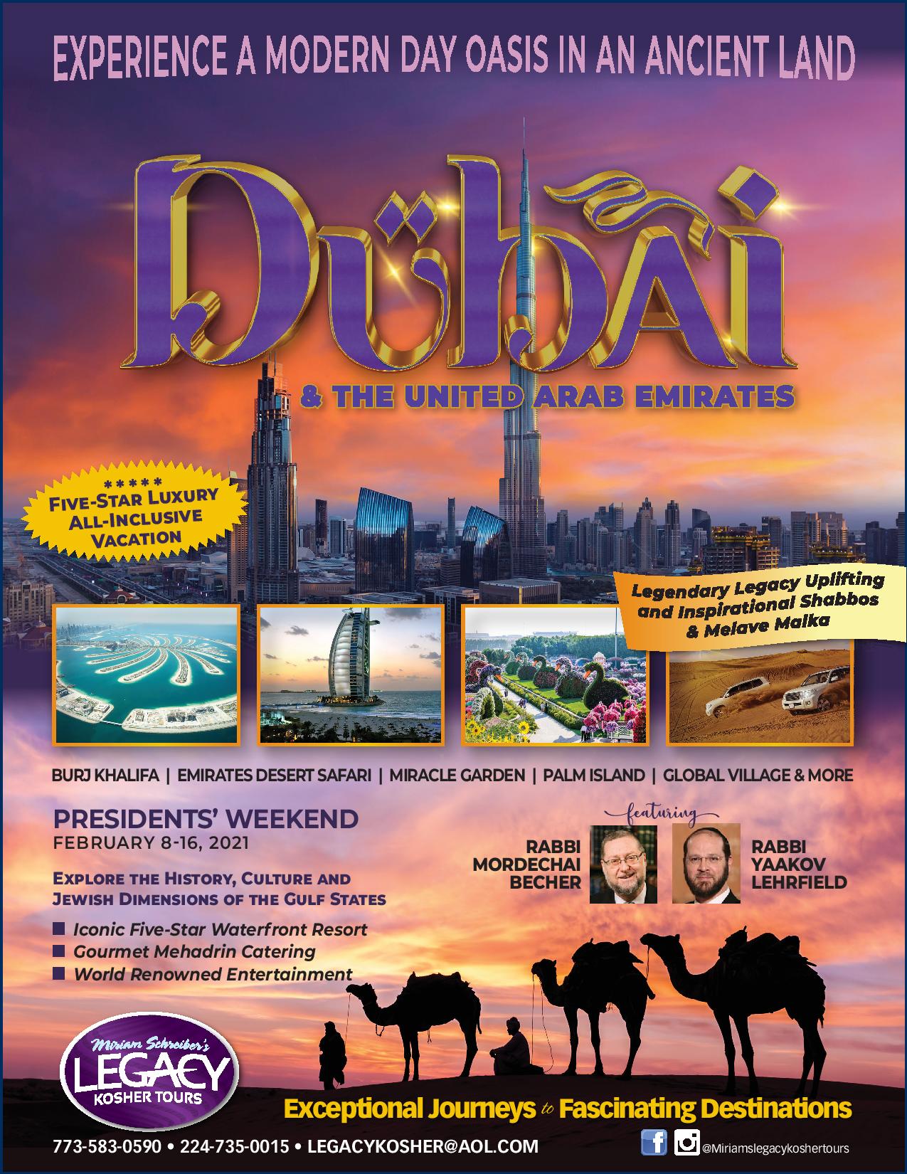 Exceptional Journeys to Fascinating Destinations to Dubai with Miriam