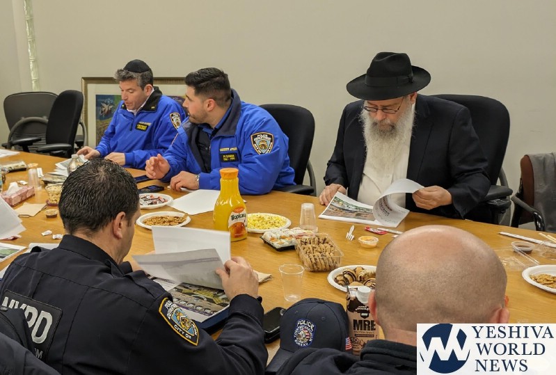 CROWN HEIGHTS Kinus Hashluchos 57842024 Security Meeting [PHOTOS